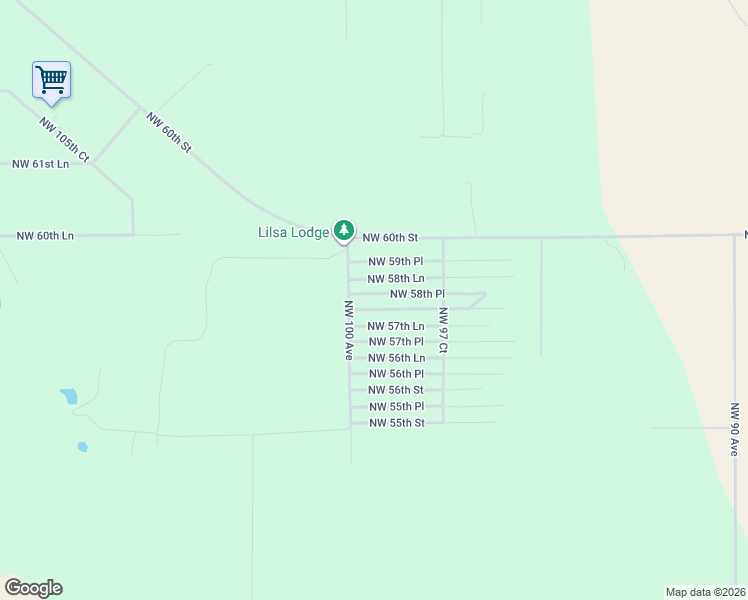map of restaurants, bars, coffee shops, grocery stores, and more near 9972 Northwest 58th Place in Chiefland