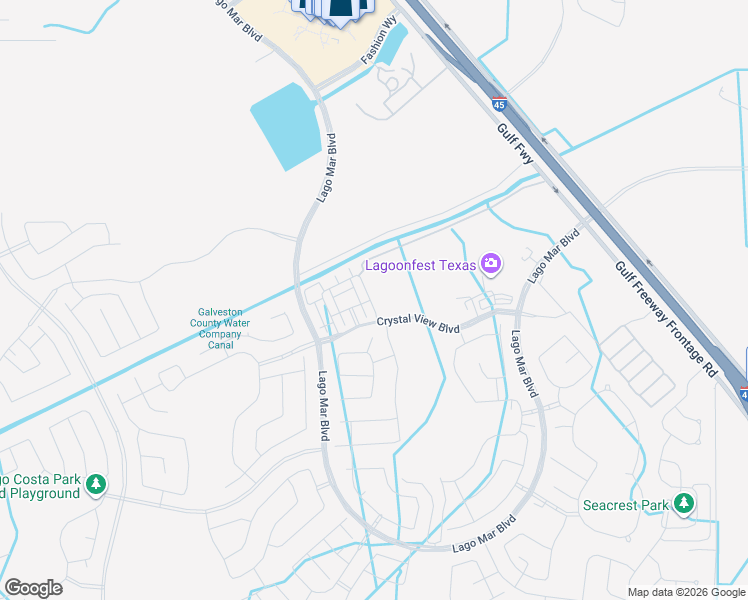 map of restaurants, bars, coffee shops, grocery stores, and more near 12930 Crystal View Boulevard in Santa Fe