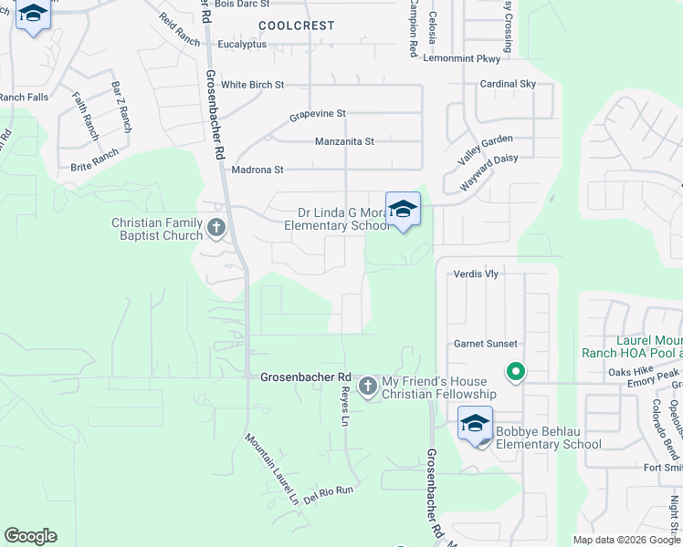 map of restaurants, bars, coffee shops, grocery stores, and more near 12010 Old Onyx in San Antonio