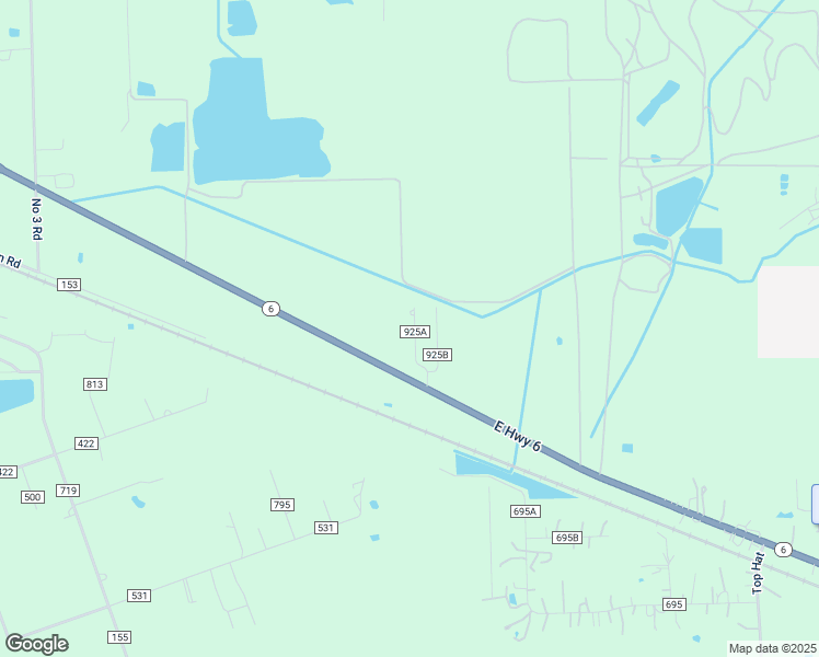 map of restaurants, bars, coffee shops, grocery stores, and more near 209 County Road 925 in Alvin