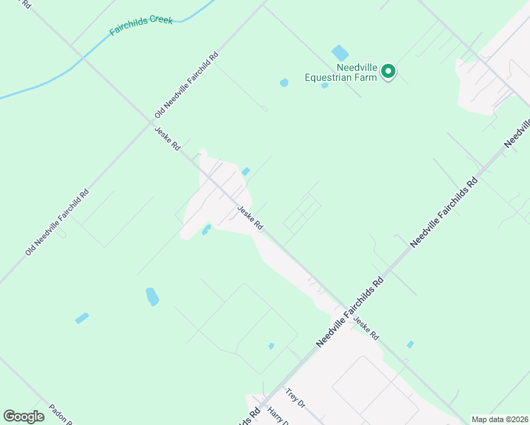 map of restaurants, bars, coffee shops, grocery stores, and more near 9526 Jeske Road in Needville