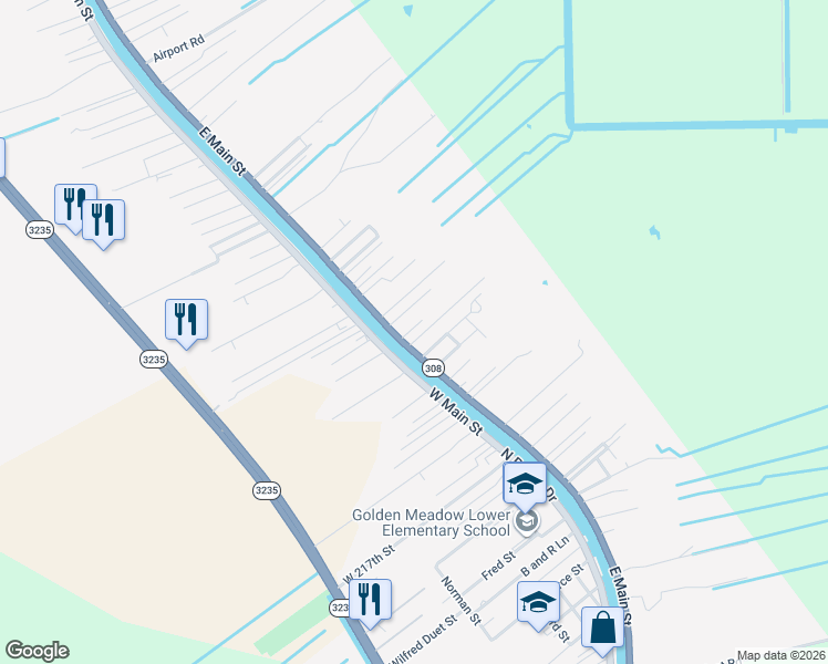 map of restaurants, bars, coffee shops, grocery stores, and more near 100 East 153rd Street in Galliano
