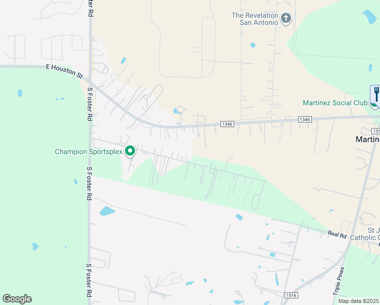 map of restaurants, bars, coffee shops, grocery stores, and more near 6981 Joe Louis Drive in San Antonio