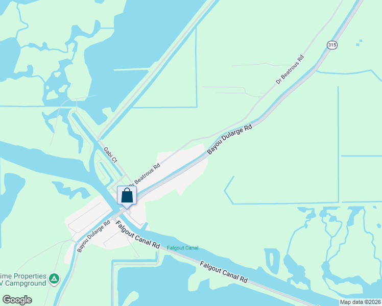 map of restaurants, bars, coffee shops, grocery stores, and more near 1811 Doctor Beatrous Road in Terrebonne Parish