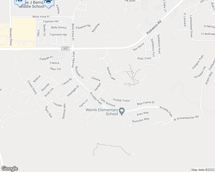 map of restaurants, bars, coffee shops, grocery stores, and more near 1510 Snowy Owl Drive in San Antonio