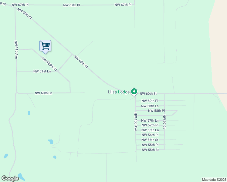 map of restaurants, bars, coffee shops, grocery stores, and more near 10230 Northwest 60th Street in Chiefland