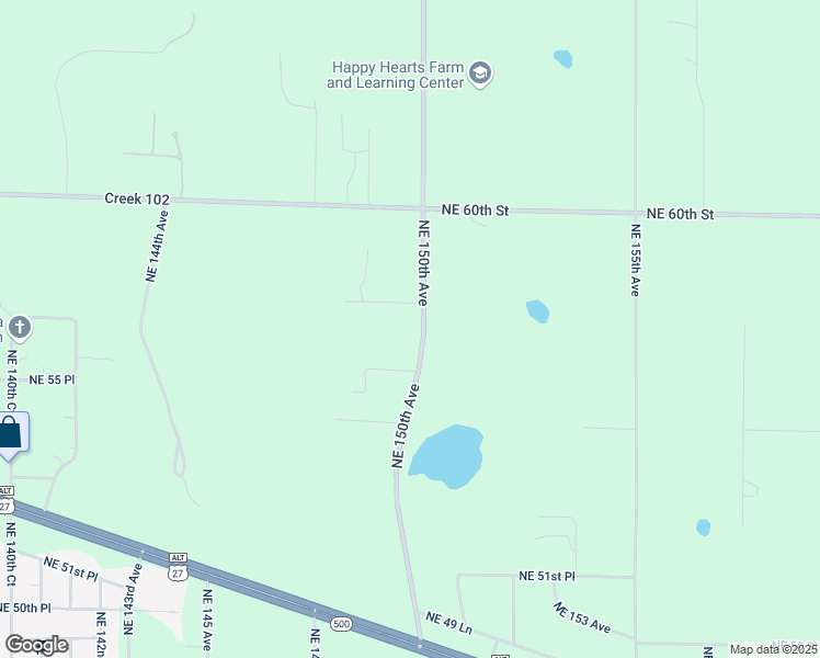 map of restaurants, bars, coffee shops, grocery stores, and more near 5750 Northeast 150th Avenue in Williston
