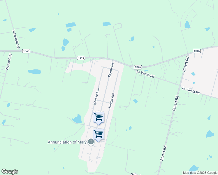 map of restaurants, bars, coffee shops, grocery stores, and more near 819 Hough in Adkins