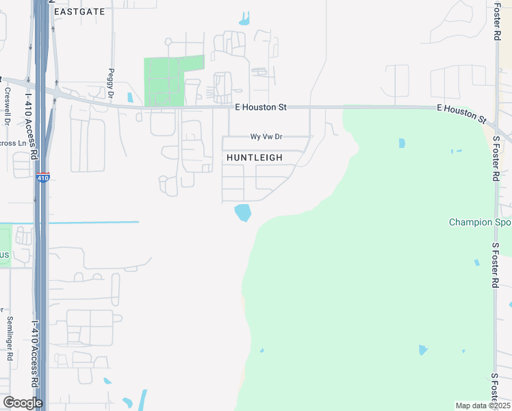 map of restaurants, bars, coffee shops, grocery stores, and more near 5922 Saints Arc Drive in San Antonio