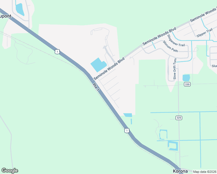 map of restaurants, bars, coffee shops, grocery stores, and more near 8 Squanto Place in Palm Coast