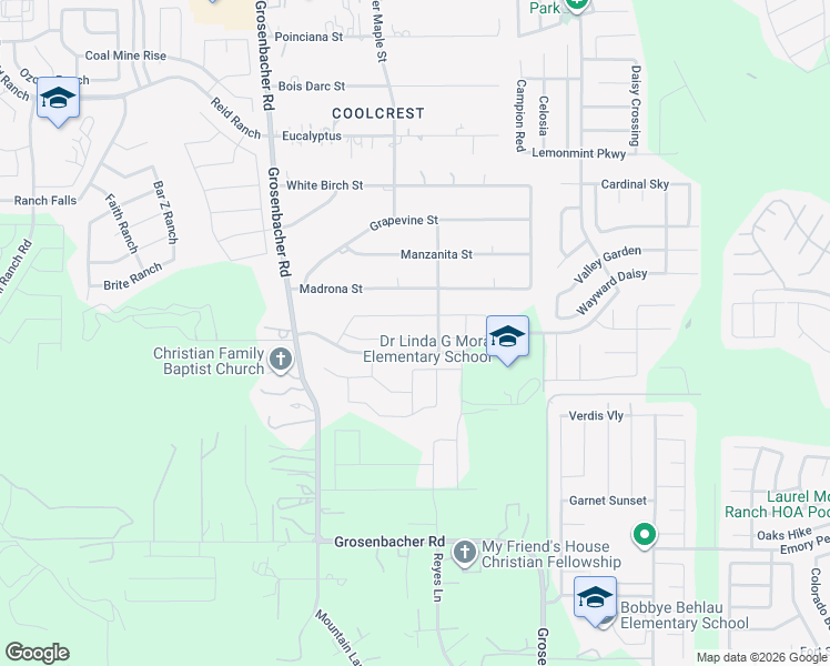 map of restaurants, bars, coffee shops, grocery stores, and more near 12025 Pearl Jubilee in San Antonio