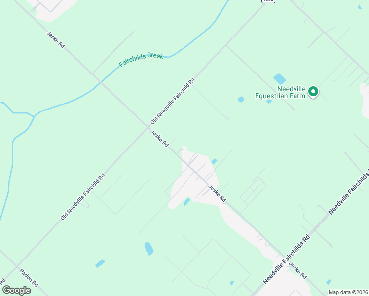 map of restaurants, bars, coffee shops, grocery stores, and more near 9103A Jeske Road in Needville