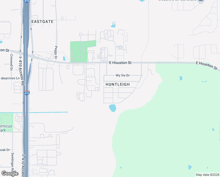 map of restaurants, bars, coffee shops, grocery stores, and more near 5811 Saints View in San Antonio