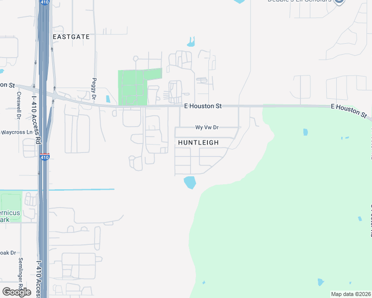map of restaurants, bars, coffee shops, grocery stores, and more near 5811 Saints View in San Antonio