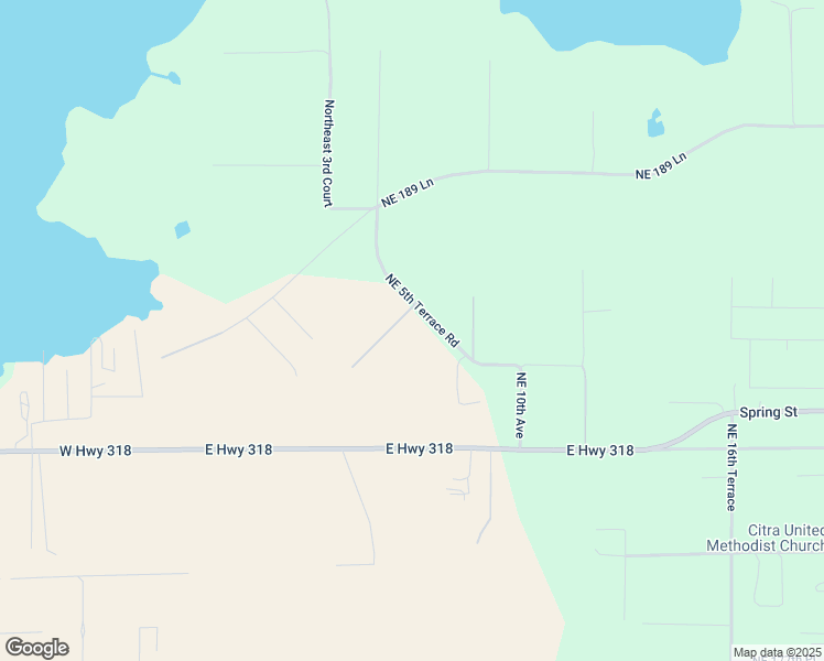 map of restaurants, bars, coffee shops, grocery stores, and more near 18600 Northeast 5th Terrace Road in Citra