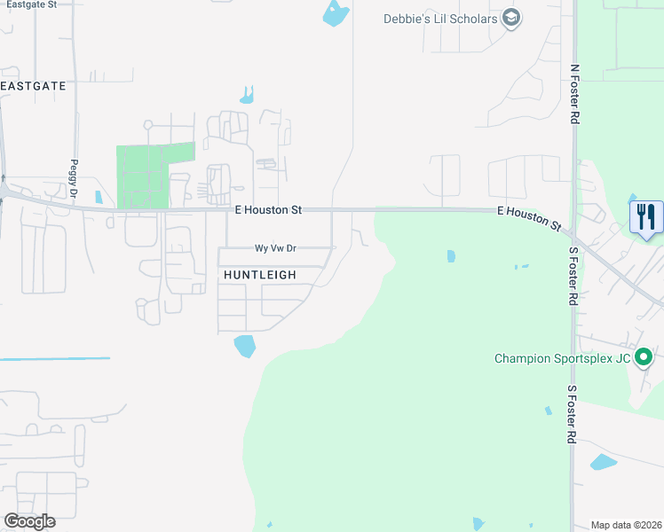 map of restaurants, bars, coffee shops, grocery stores, and more near 510 Regal View in San Antonio