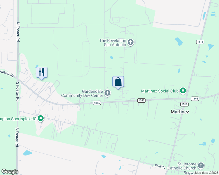 map of restaurants, bars, coffee shops, grocery stores, and more near 114 Kiefer Road in San Antonio