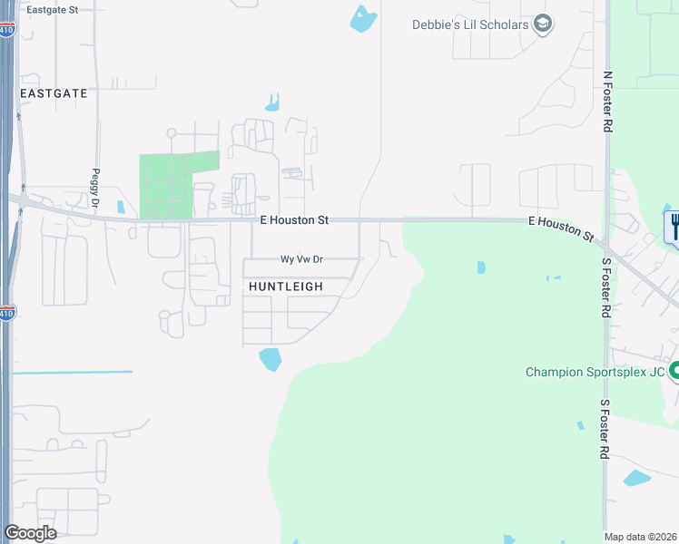 map of restaurants, bars, coffee shops, grocery stores, and more near 510 Regal View in San Antonio