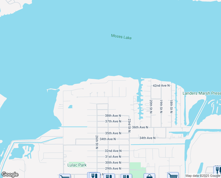 map of restaurants, bars, coffee shops, grocery stores, and more near 4201 Blackhawk Drive in Texas City