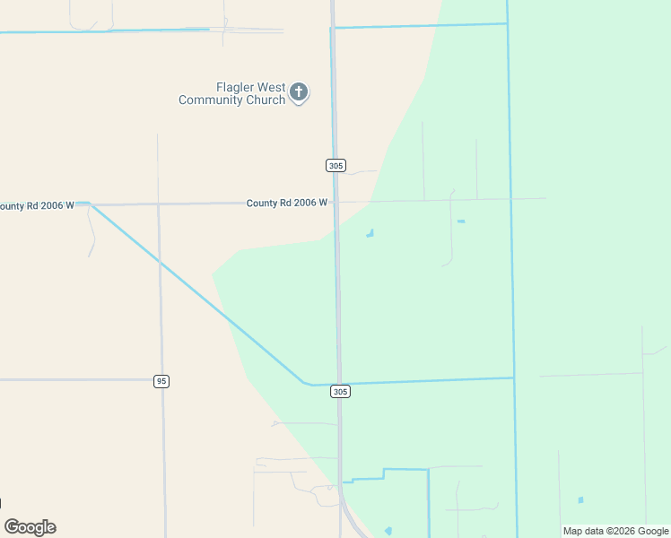 map of restaurants, bars, coffee shops, grocery stores, and more near 4225 County Road 305 in Bunnell