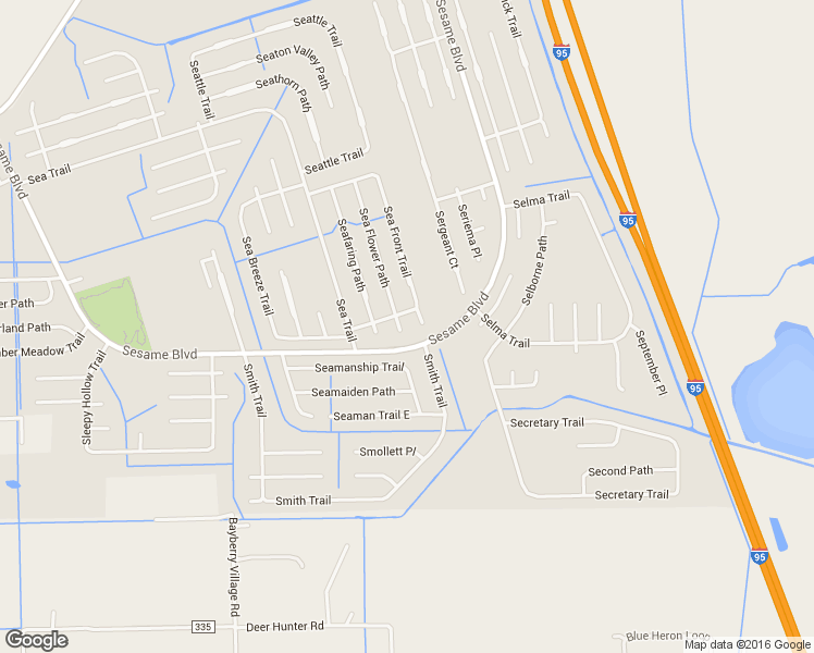 map of restaurants, bars, coffee shops, grocery stores, and more near 3 Seaford Place in Palm Coast