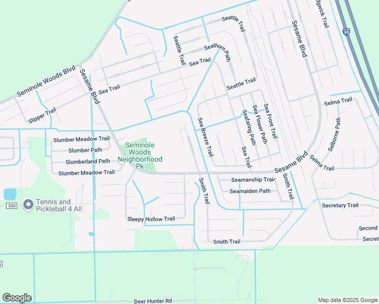 map of restaurants, bars, coffee shops, grocery stores, and more near 20 Seward Trail East in Palm Coast