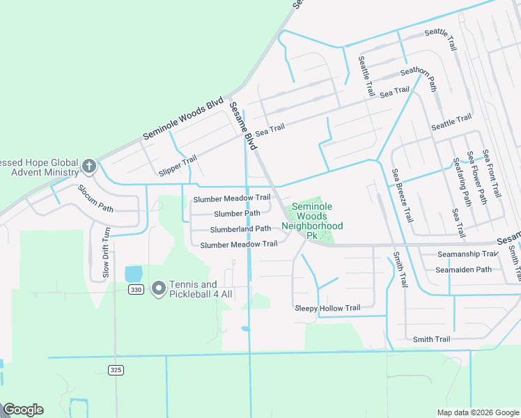 map of restaurants, bars, coffee shops, grocery stores, and more near 5 Slumber Meadow Trail in Palm Coast