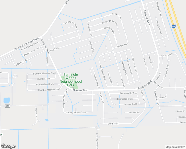 map of restaurants, bars, coffee shops, grocery stores, and more near 19 Seward Trail East in Palm Coast