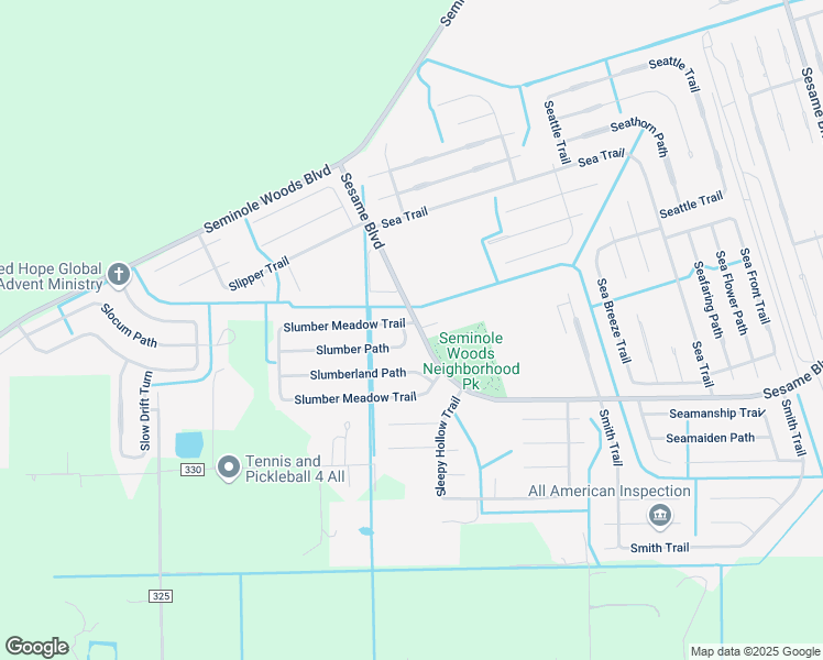 map of restaurants, bars, coffee shops, grocery stores, and more near 5 Slumber Meadow Trail in Palm Coast