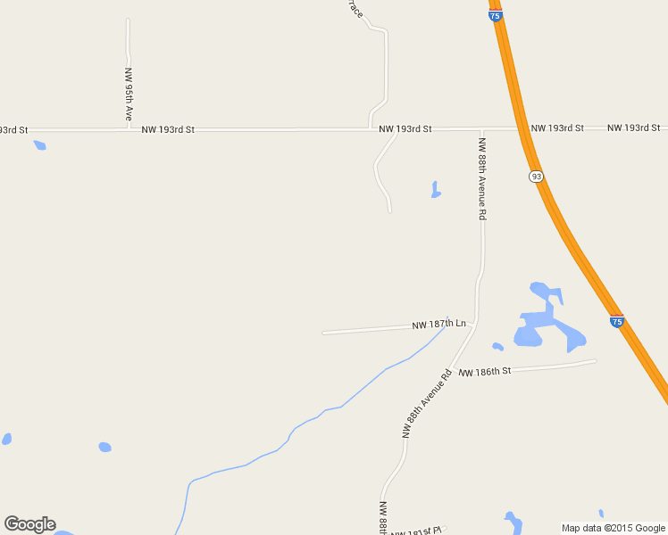 map of restaurants, bars, coffee shops, grocery stores, and more near 8895 Northwest 187th Lane in Reddick