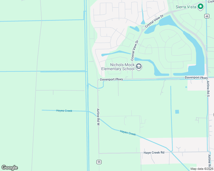 map of restaurants, bars, coffee shops, grocery stores, and more near 1132 Davenport Parkway in Rosharon