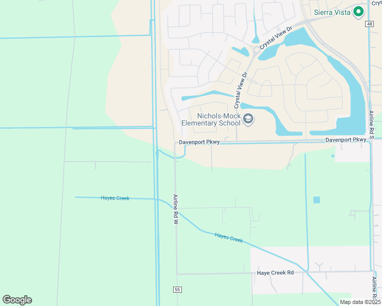 map of restaurants, bars, coffee shops, grocery stores, and more near 1130 Davenport Parkway in Rosharon