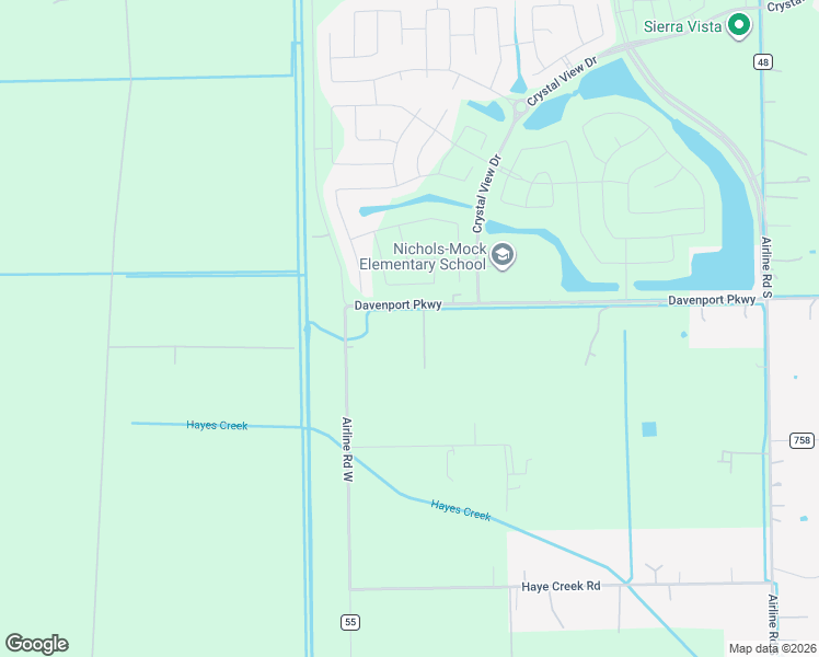 map of restaurants, bars, coffee shops, grocery stores, and more near 1234 Davenport Parkway in Rosharon