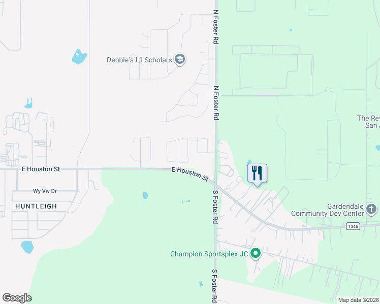 map of restaurants, bars, coffee shops, grocery stores, and more near 126 Samuel Kemper in San Antonio