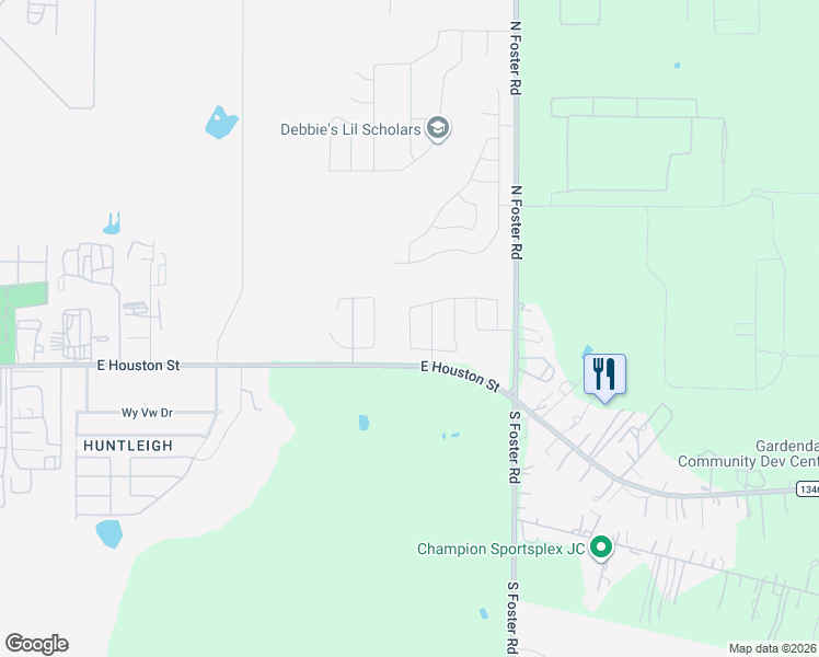 map of restaurants, bars, coffee shops, grocery stores, and more near 203 Reuben Kemper in San Antonio