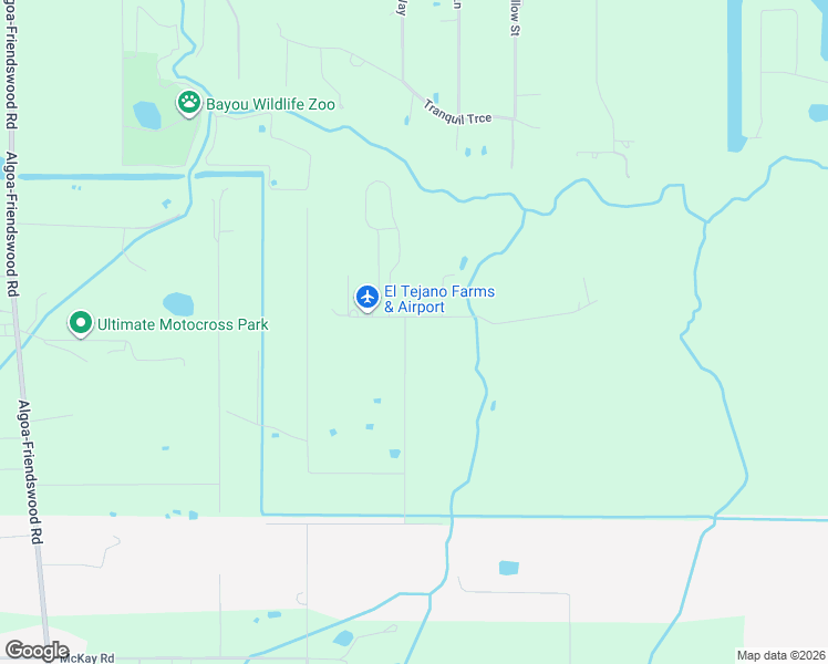 map of restaurants, bars, coffee shops, grocery stores, and more near 1901 Rymal Road in Alvin