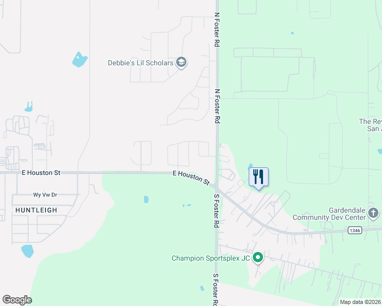 map of restaurants, bars, coffee shops, grocery stores, and more near 126 Samuel Kemper in San Antonio