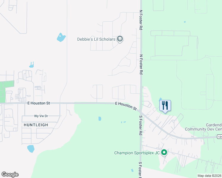 map of restaurants, bars, coffee shops, grocery stores, and more near 203 Reuben Kemper in San Antonio