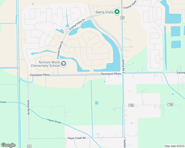 map of restaurants, bars, coffee shops, grocery stores, and more near 2097 Davenport Parkway in Rosharon