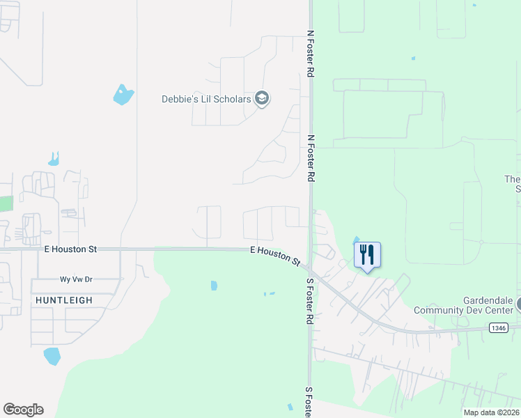 map of restaurants, bars, coffee shops, grocery stores, and more near 207 Expedition Way in San Antonio