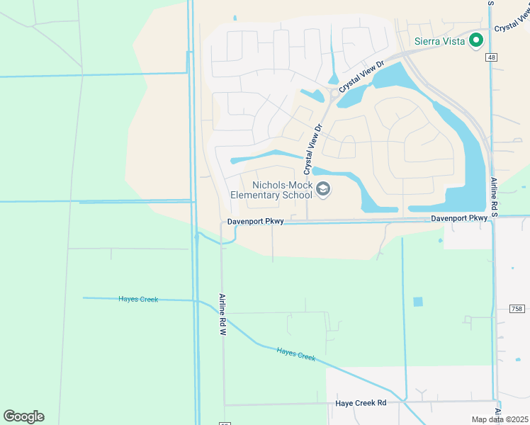 map of restaurants, bars, coffee shops, grocery stores, and more near 1126 Davenport Parkway in Rosharon
