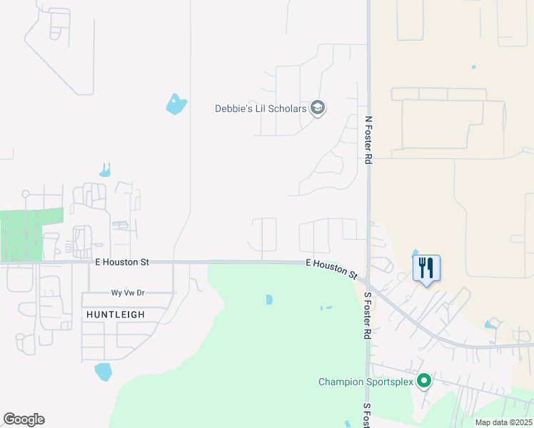 map of restaurants, bars, coffee shops, grocery stores, and more near 6227 Katy Run in San Antonio