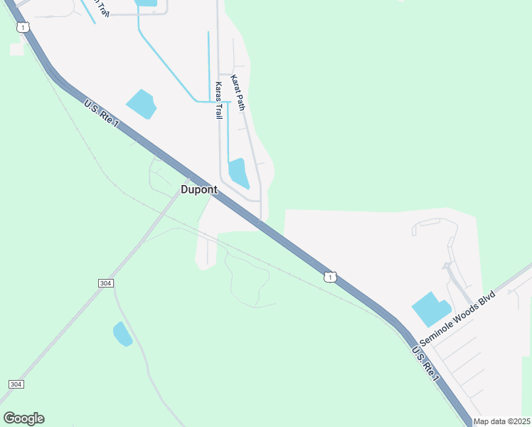 map of restaurants, bars, coffee shops, grocery stores, and more near 4 Karat Path in Palm Coast