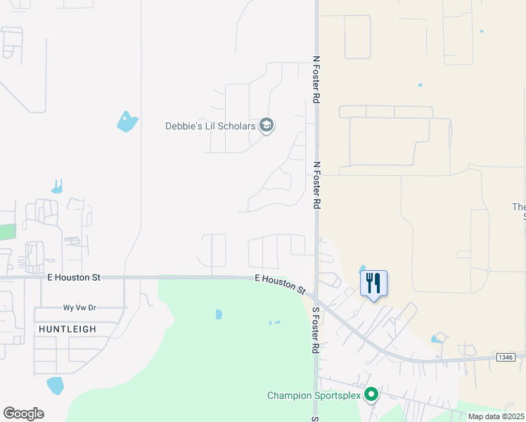 map of restaurants, bars, coffee shops, grocery stores, and more near 6339 Delgado Run in San Antonio