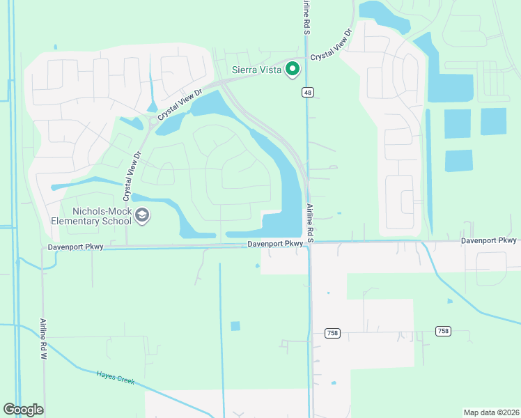 map of restaurants, bars, coffee shops, grocery stores, and more near 1822 Davenport Parkway in Rosharon