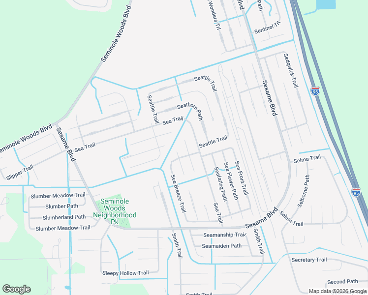 map of restaurants, bars, coffee shops, grocery stores, and more near 10 Seabury Place in Palm Coast