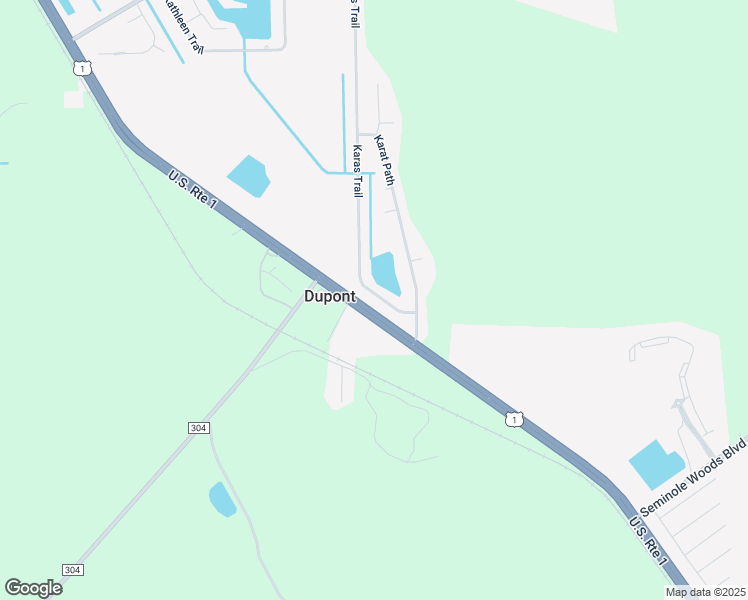 map of restaurants, bars, coffee shops, grocery stores, and more near 14 Karas Trail in Palm Coast