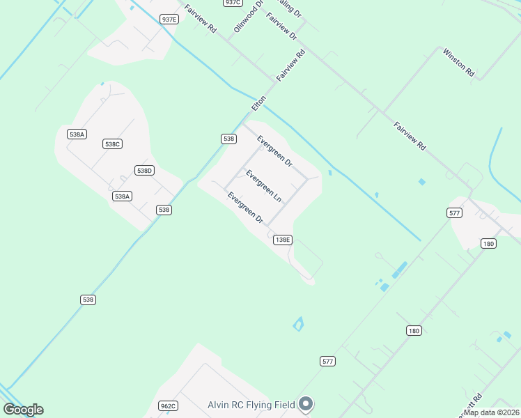 map of restaurants, bars, coffee shops, grocery stores, and more near 4445 County Road 138D in Alvin