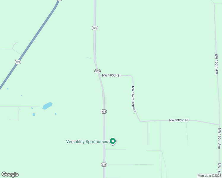 map of restaurants, bars, coffee shops, grocery stores, and more near 19415 Northwest Highway 335 in Williston