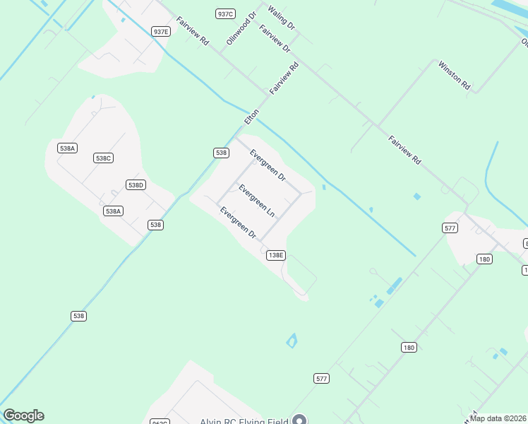 map of restaurants, bars, coffee shops, grocery stores, and more near 4445 County Road 138D in Alvin